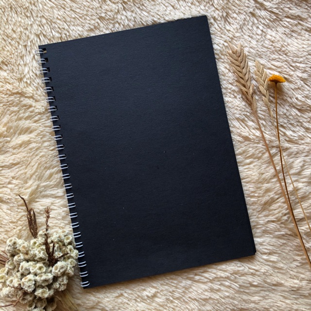 Black Notebook with White Gel Pen | Comicool Shop