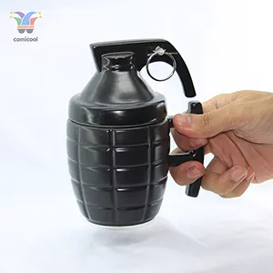 Grenade Shaped Ceramic Mug