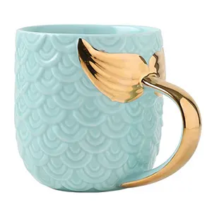 Mermaid Mug - Fish Scale and Tail Design Coffee Mug