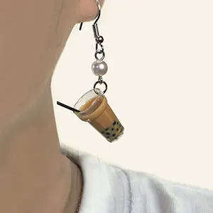 Milk Tea Earrings