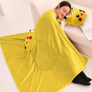 Pikachu 2-in-1 Pillow Blanket