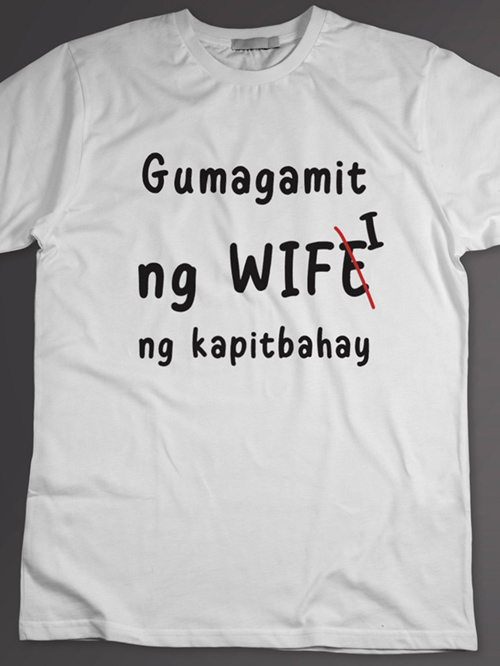 Gumagamit Ng Wife Ng Kapitbahay T-Shirt