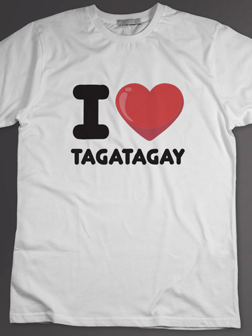 I Love Tagatagay T-Shirt