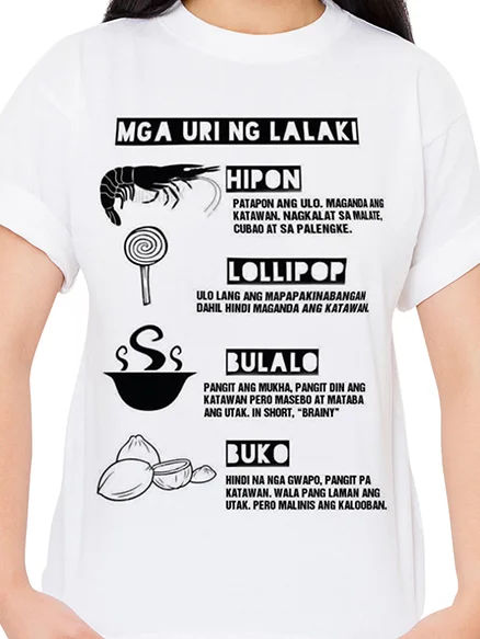 Mga Uri Ng Lalaki T-Shirt